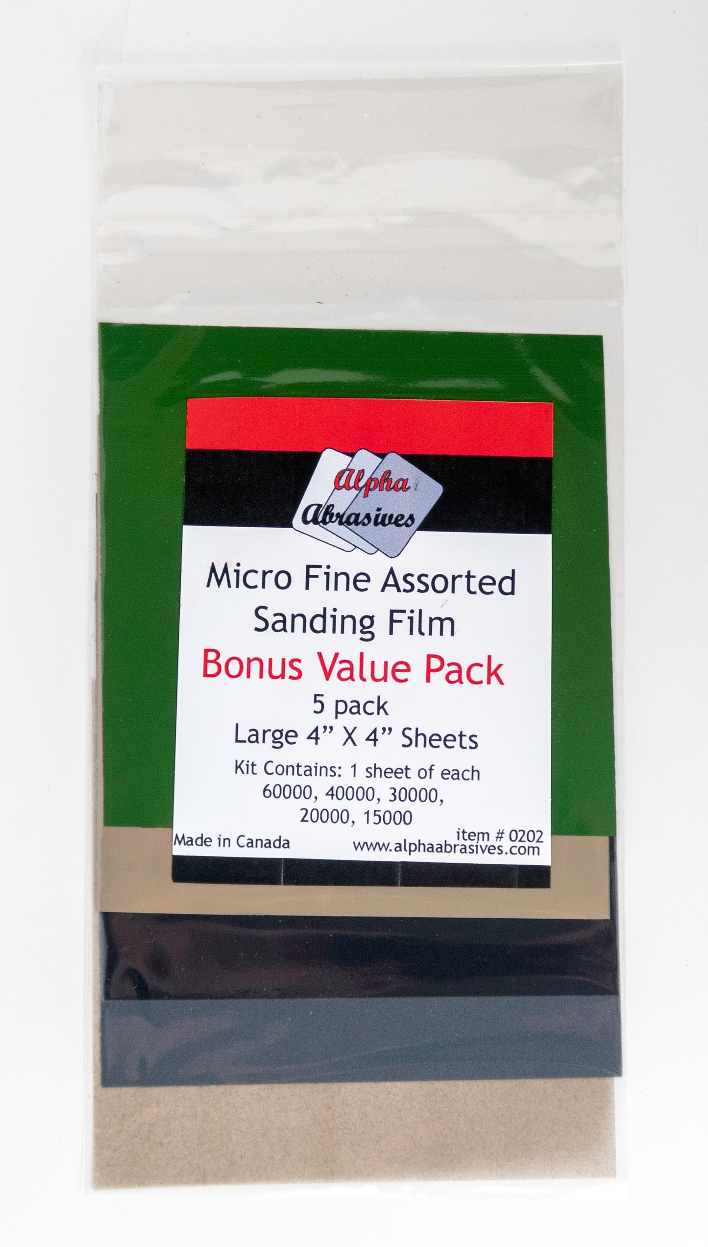 #0202 Micro Fine Assorted Sanding Sheets