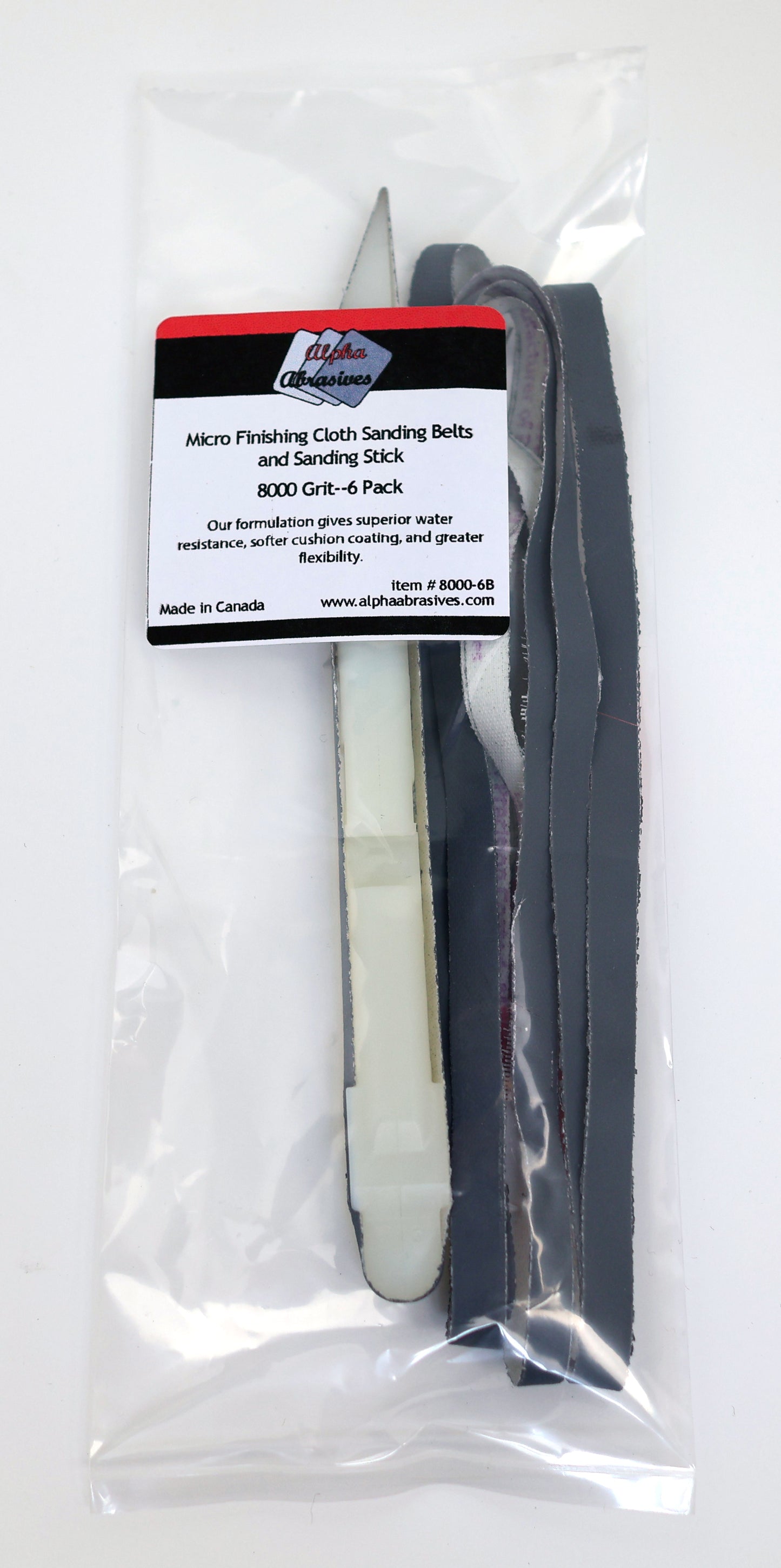 #55687 Sanding Stick with Micro Cloth Abrasive Belts