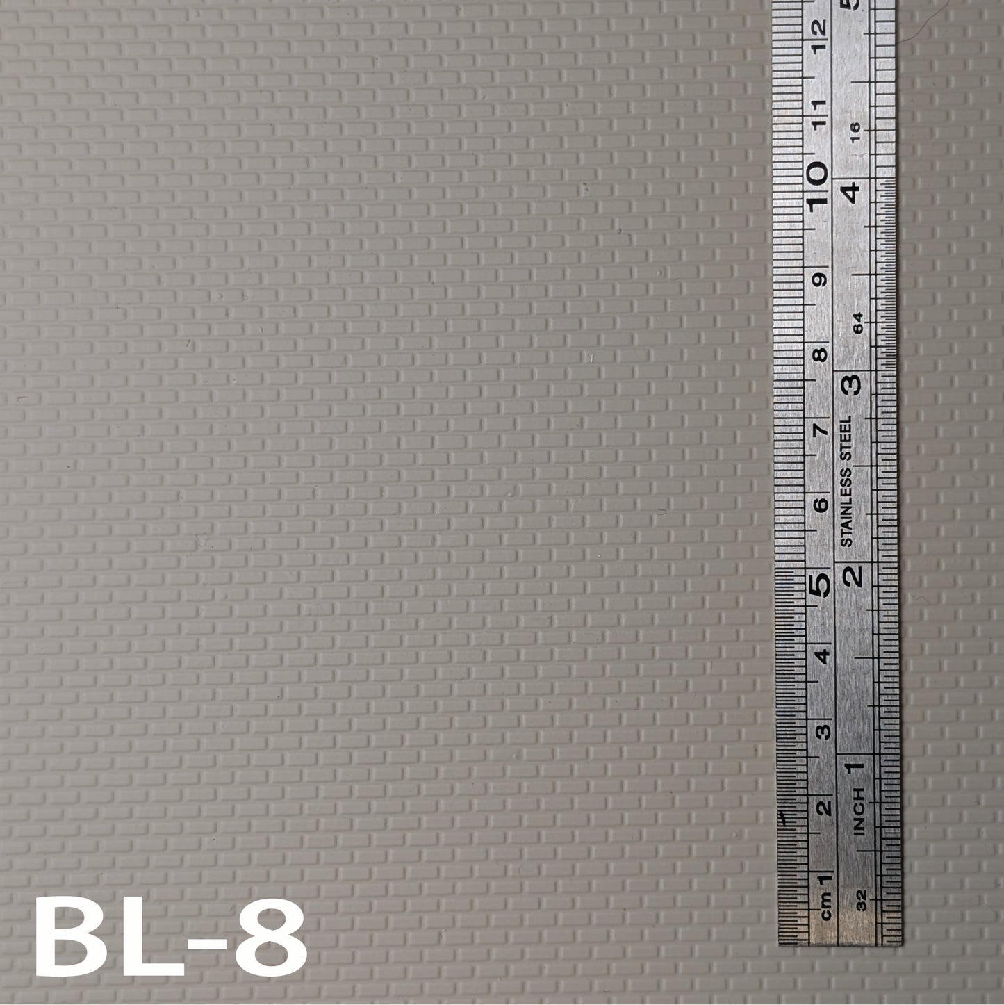 BL-8 Concrete Block Grey HO ⅛” / 1:1 7” x 12” Sheet