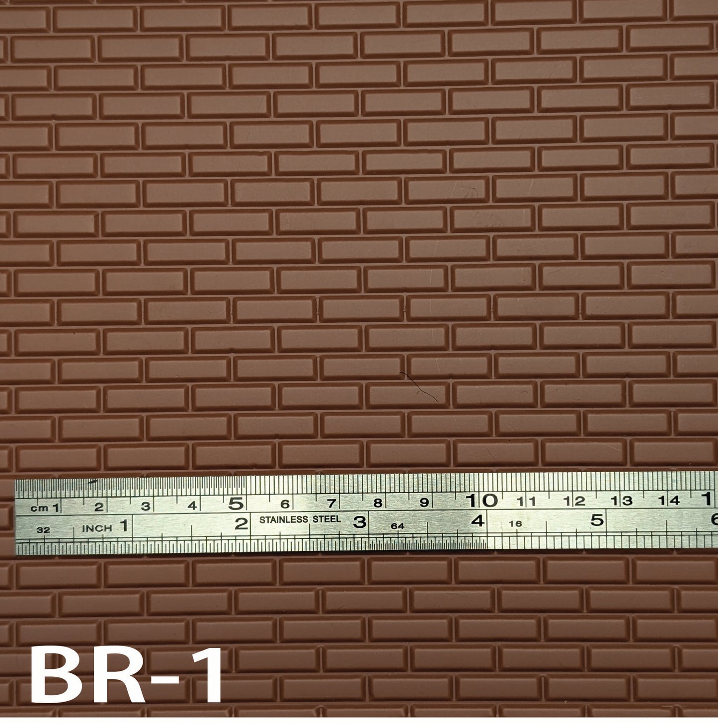 BR-1   Brick 1” / 1:12 7” x 24” Sheet