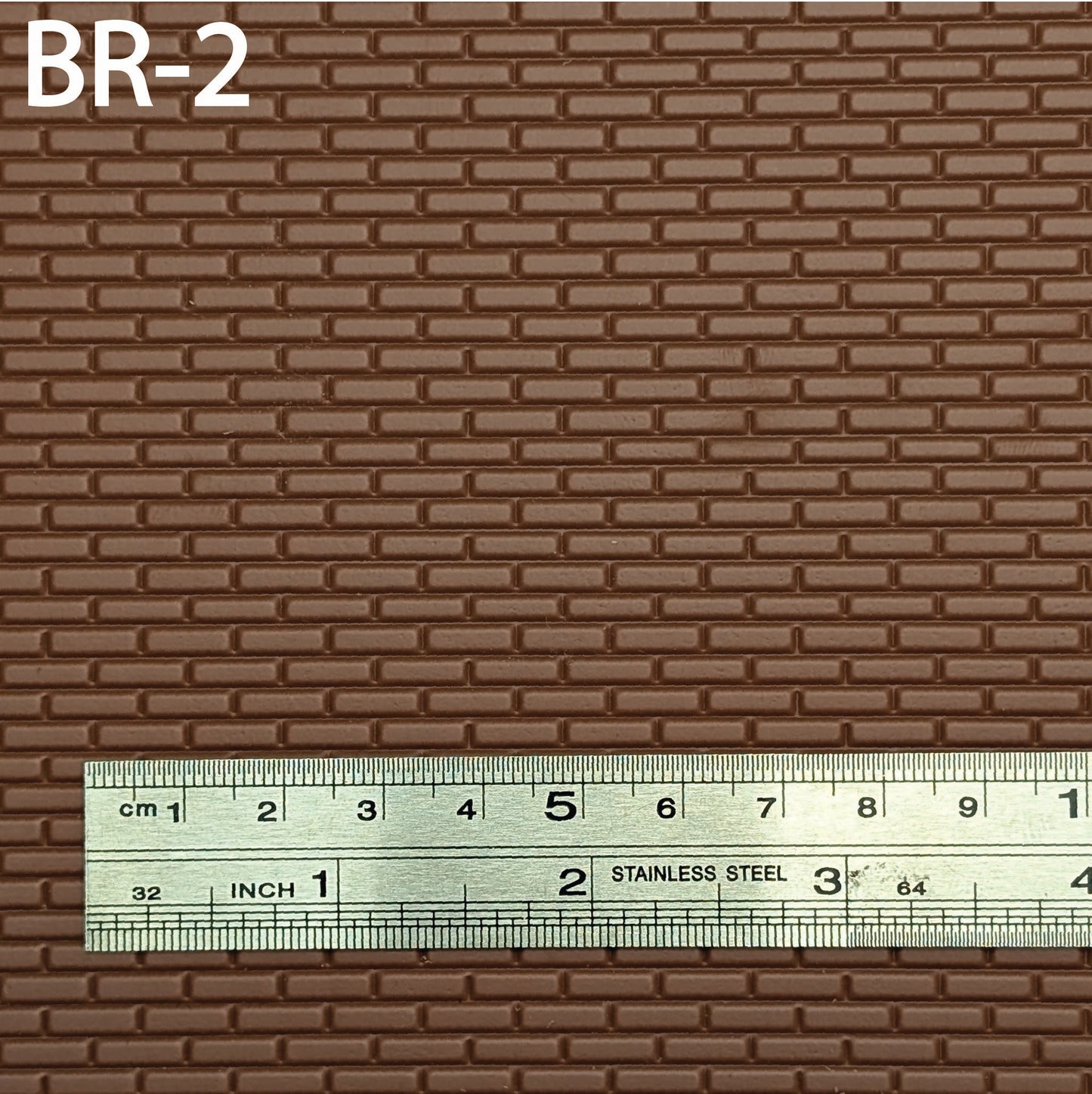 BR-2   Brick  G ½” / 1:24  7” x 24” Sheet