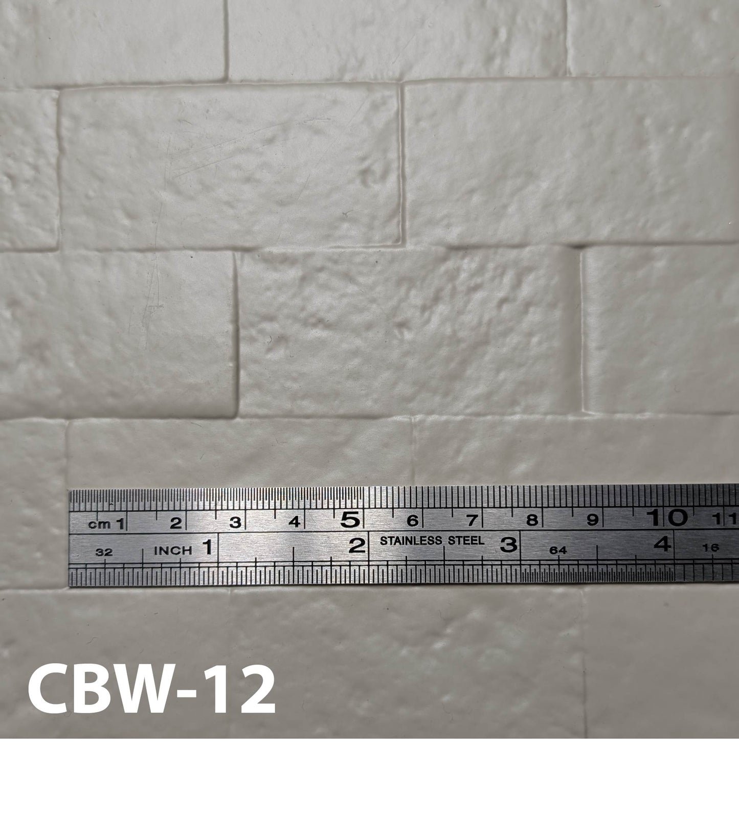 CBW-12  Castle Block Wall 1" / 1:12  14” x 24” Sheet