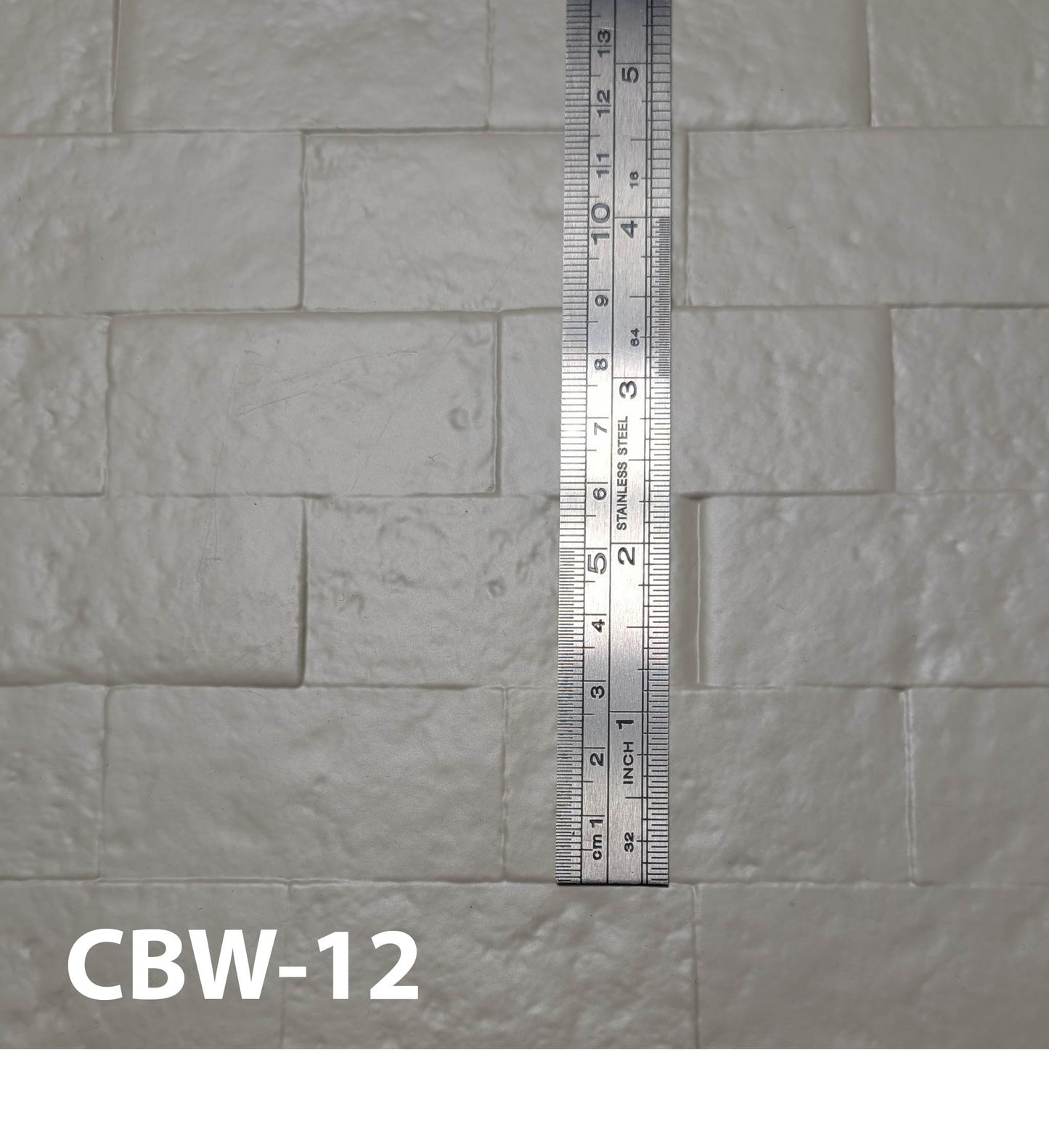 CBW-12  Castle Block Wall 1" / 1:12  14” x 24” Sheet