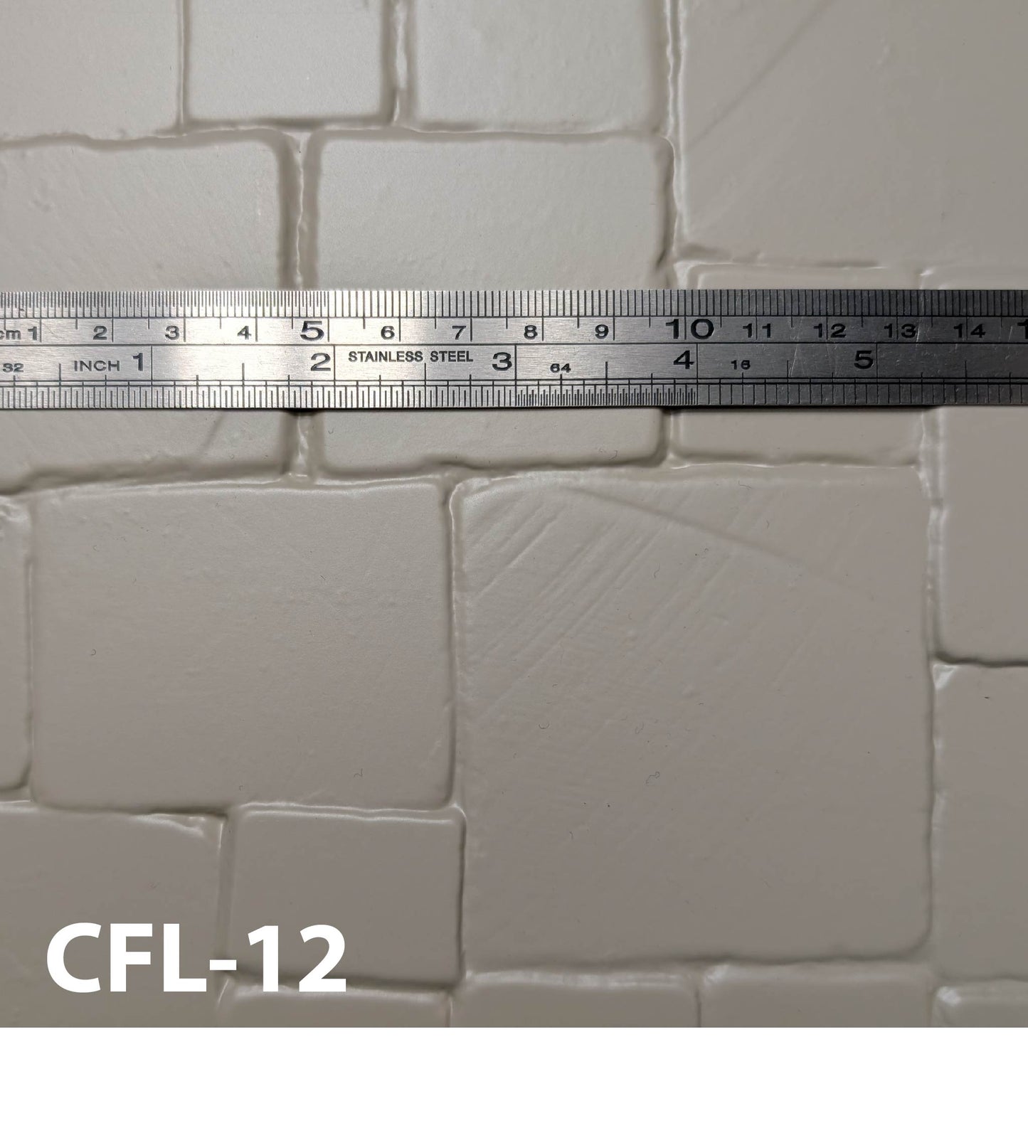 CFL-12  Castle Floor Grey 1" / 1:12  14” x 24” Sheet