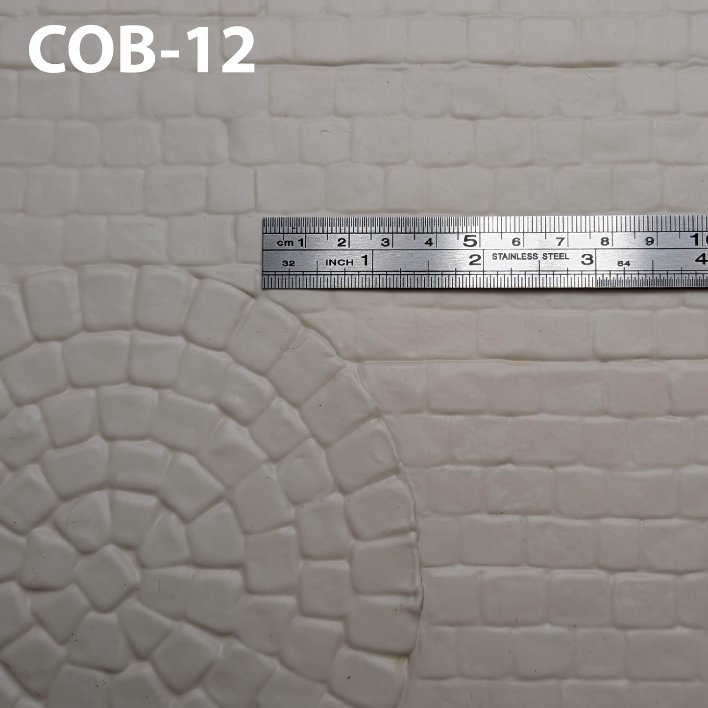 COB-12 Cobble Stone 1” / 1:12 14” x 24” Sheet