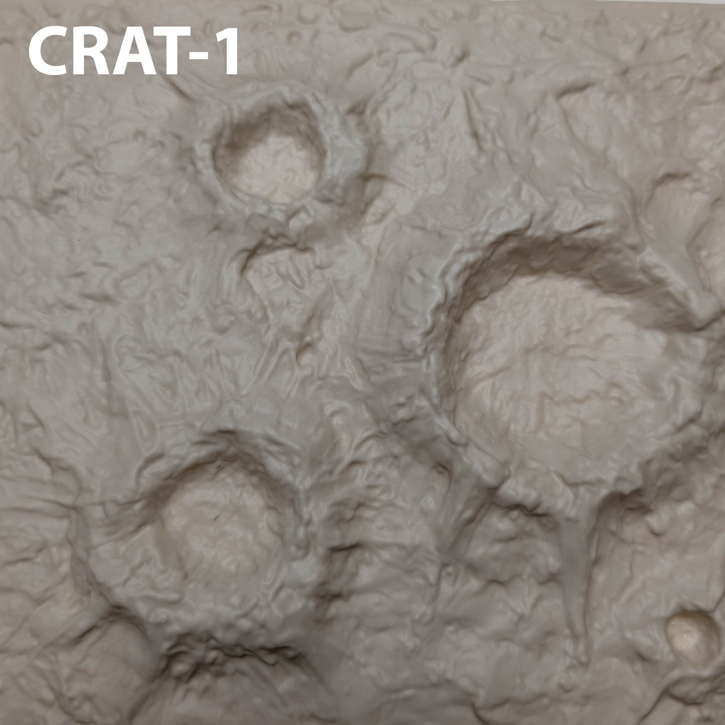 CRAT-1 Craters Various Sizes 7” x 12” Sheet