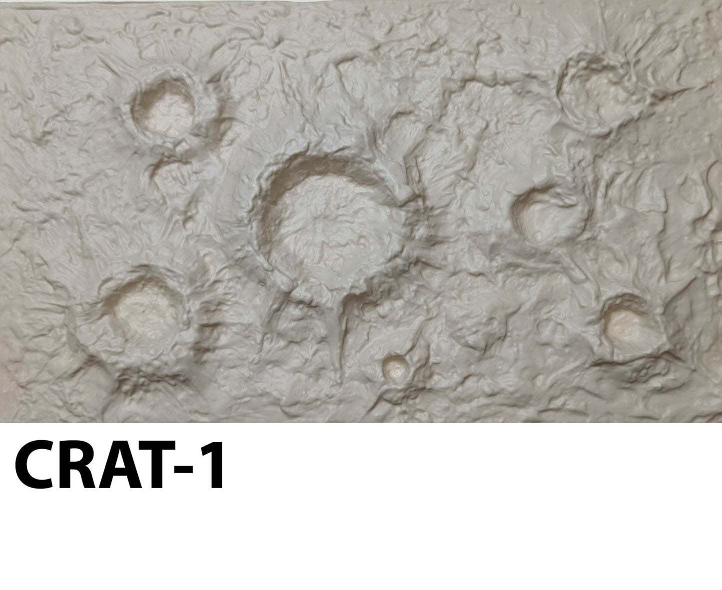 CRAT-1 Craters Various Sizes 7” x 12” Sheet