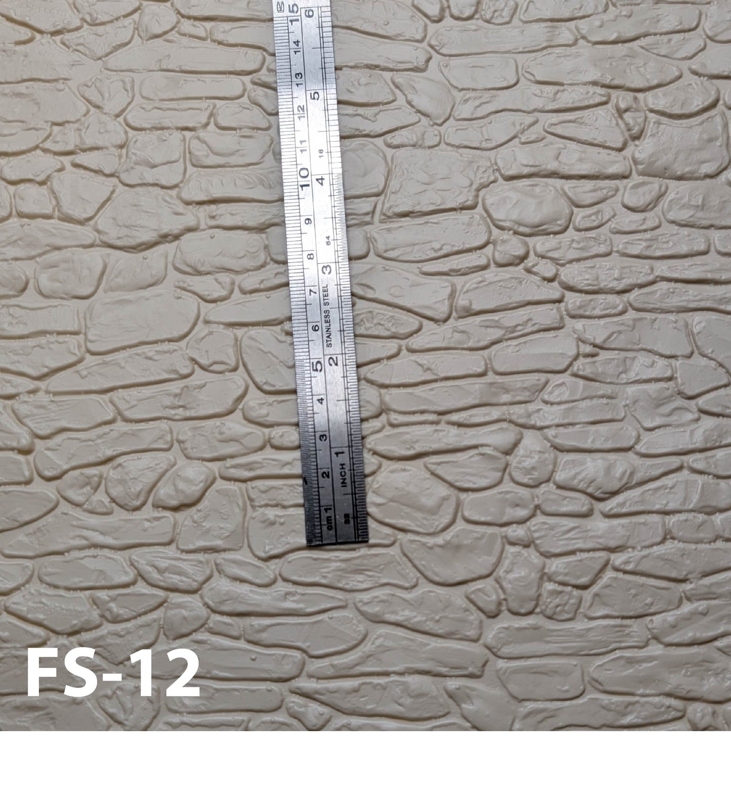 FS-12 Fieldstone 1” / 1:12 14” X 24” Sheet