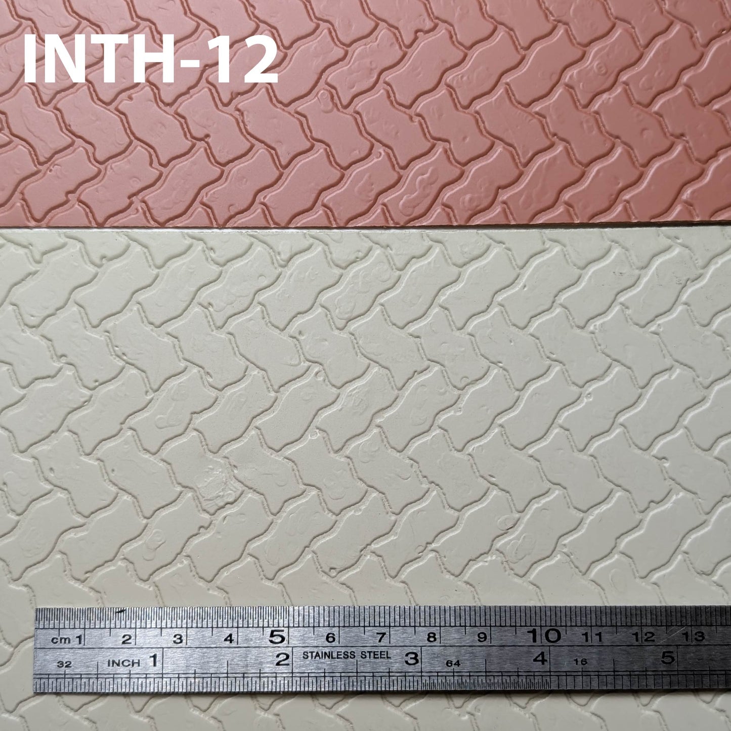 INTH-12  Interlocking Pavers  1” / 1:12  14” x 24” Sheet
