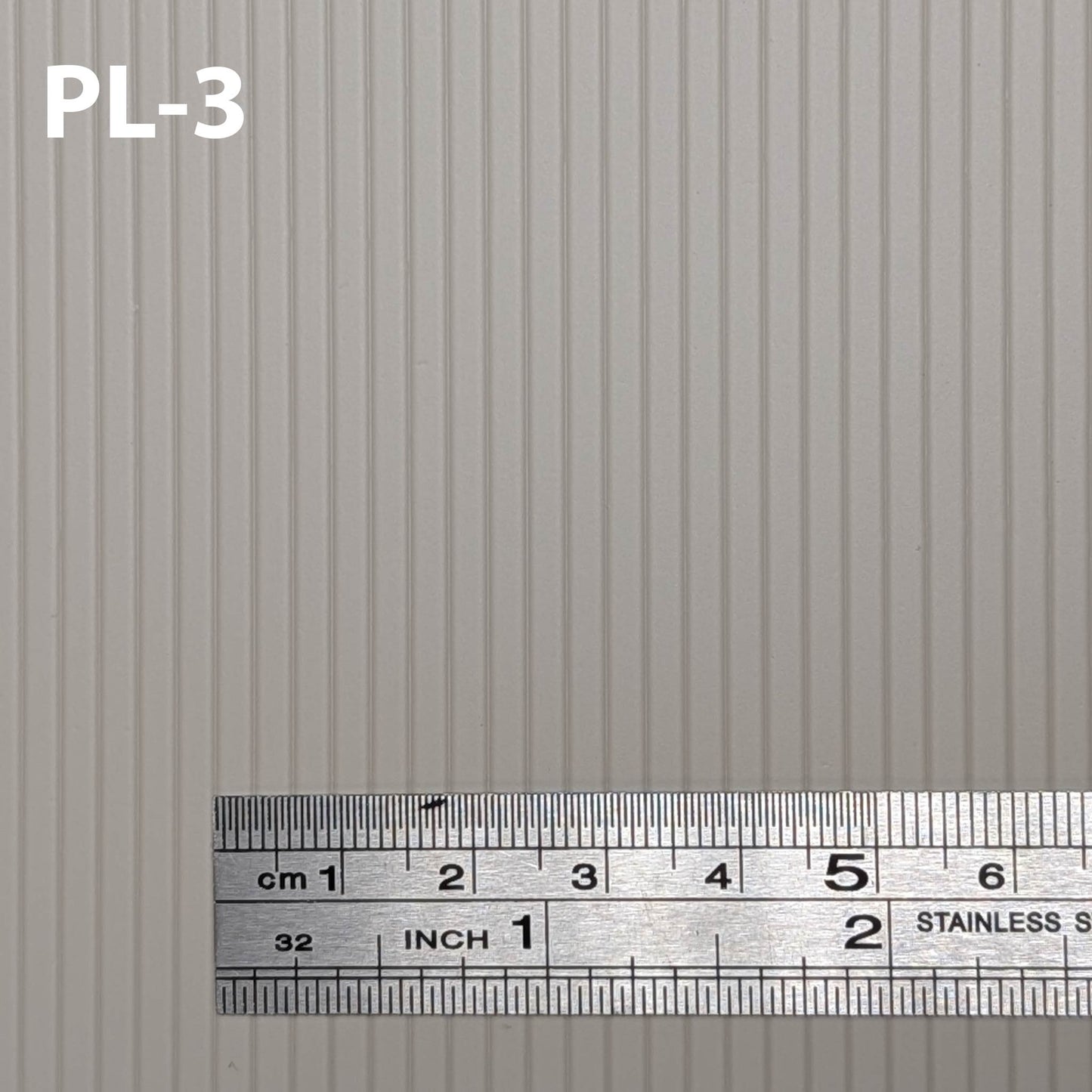 PL-3  Planking Grey ⅛” / 3mm  7” x 12” Sheet