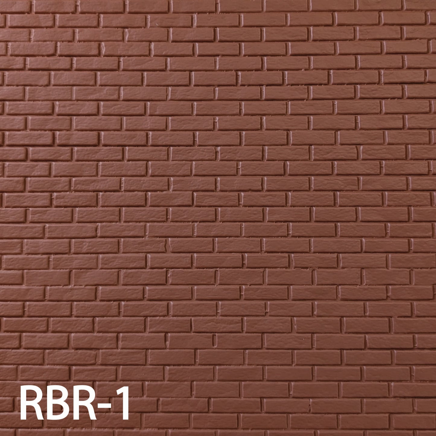 RBR-1  Rough Brick  1” / 1:12  7” x 24” Sheet