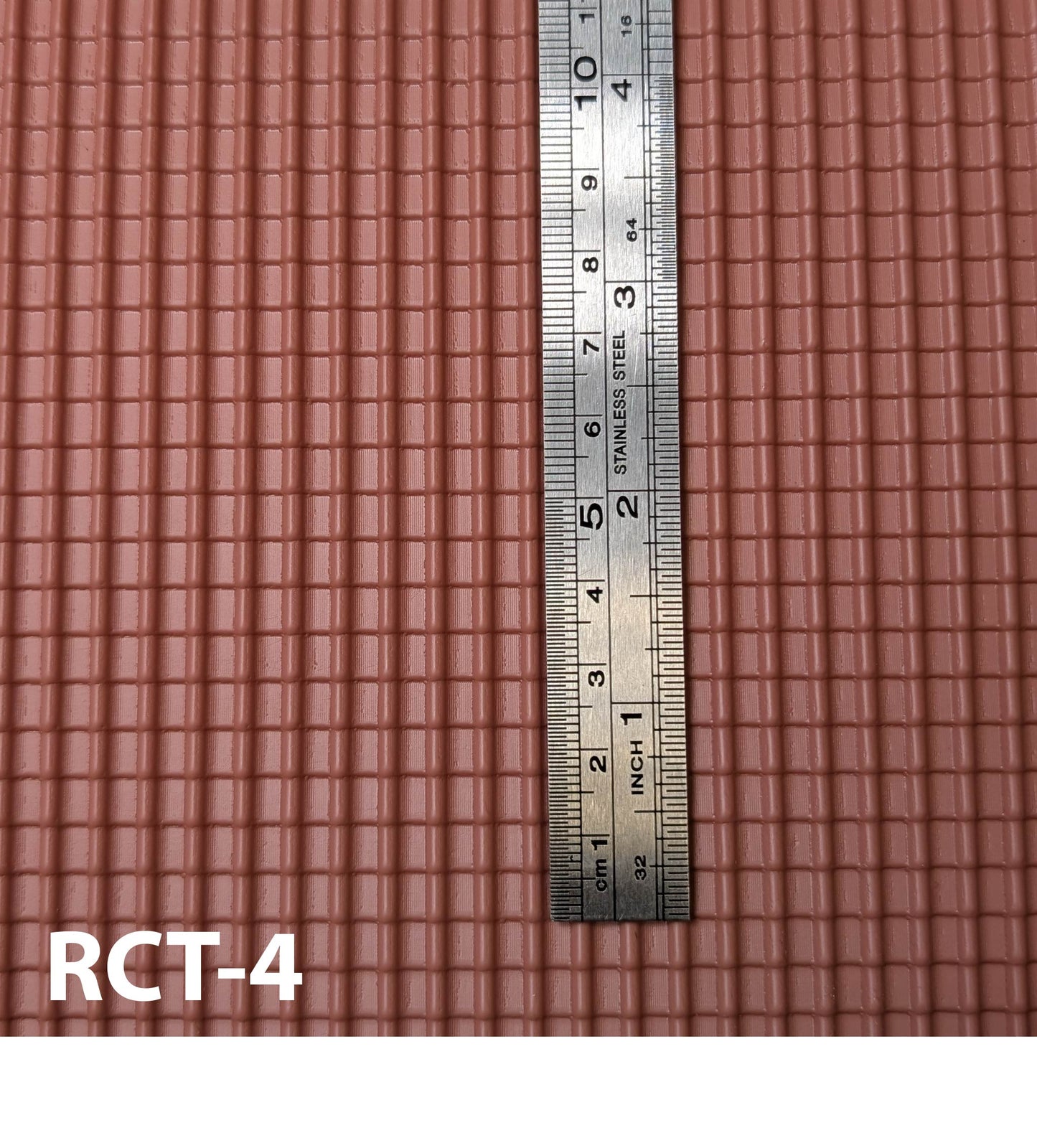 RCT-4 Clay Roof Tile O ¼” / 1:48 7” x 12”
