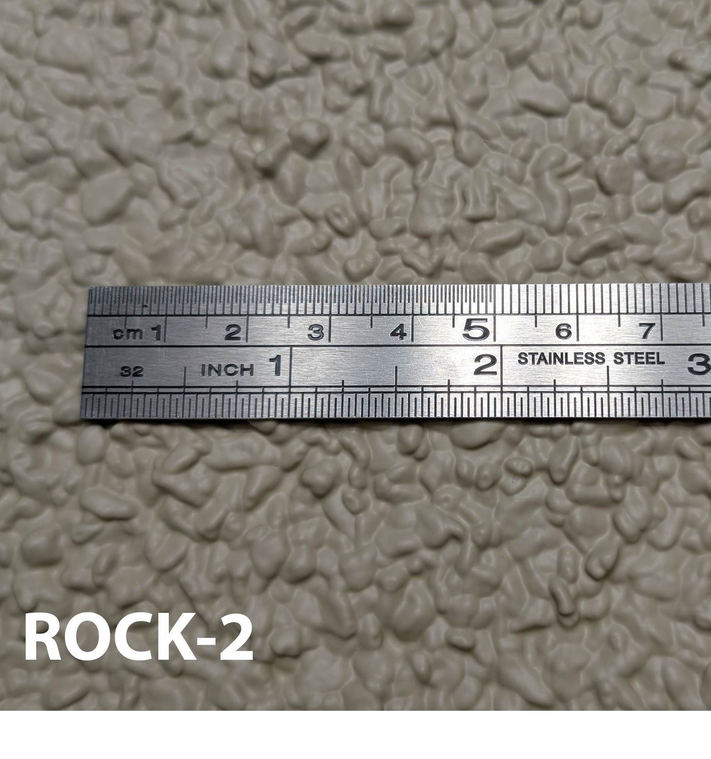 ROCK-2  Rock Embankment HO ⅛” / 1:1  7” x 12” Sheet