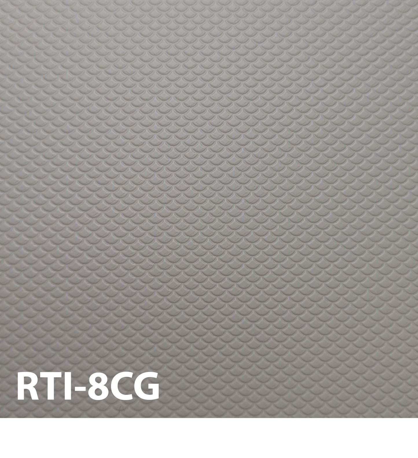 RTI-8CG  Round Scalloped Roof Tile HO ⅛” / 1:1  7” x 12” Sheet