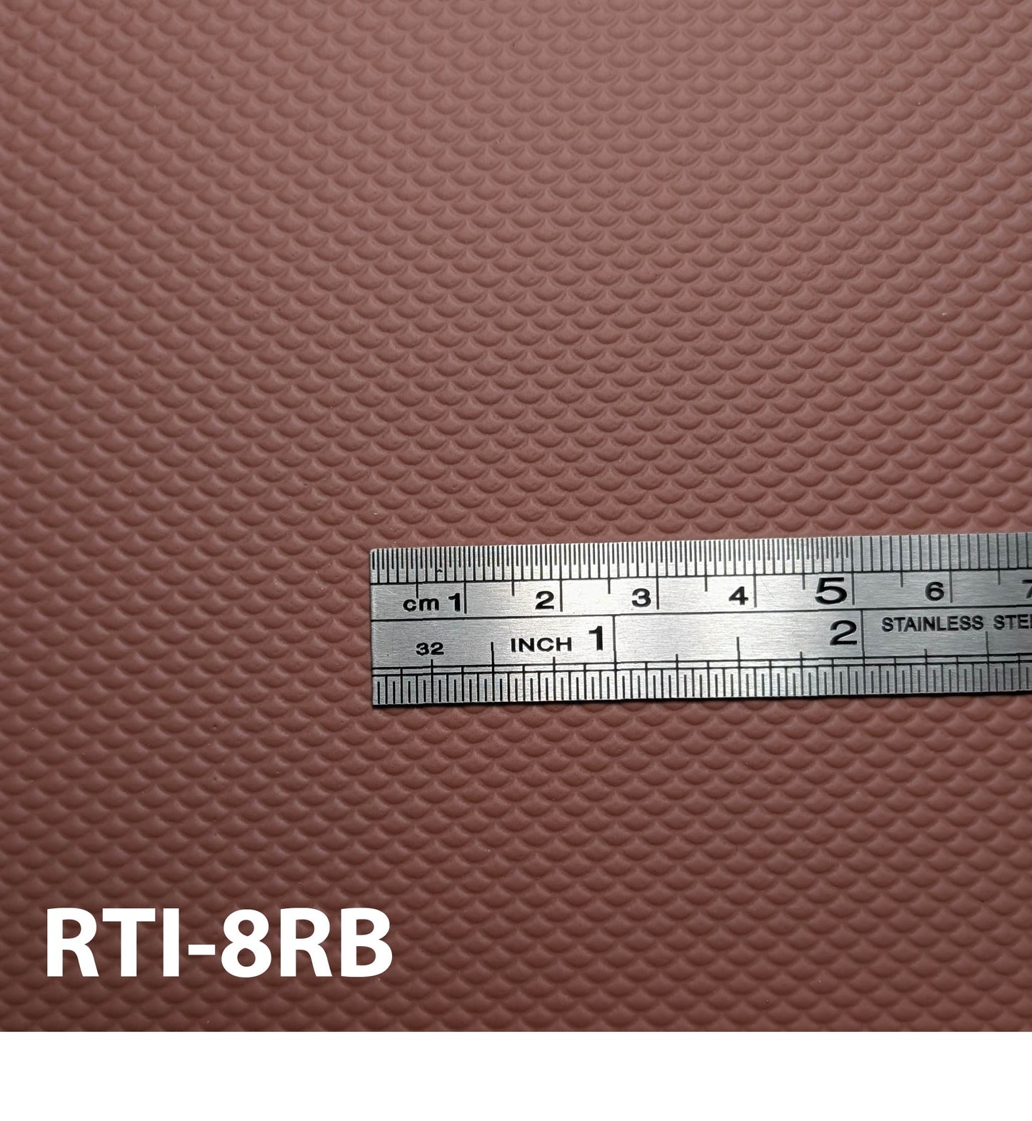 RTI-8RB  Round Scalloped Roof Tile HO ⅛” / 1:1  7” x 12” Sheet