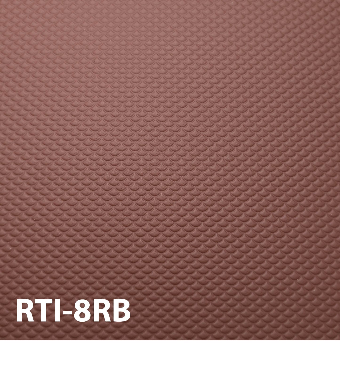 RTI-8RB  Round Scalloped Roof Tile HO ⅛” / 1:1  7” x 12” Sheet