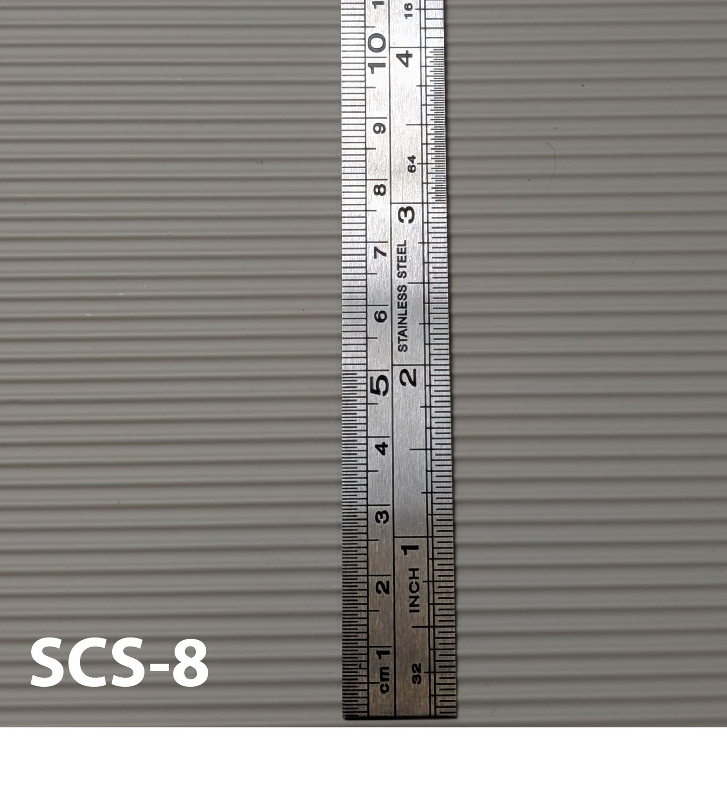 SCS-8 Corrugated HO ⅛” / 1:1 7” x 12” Sheet