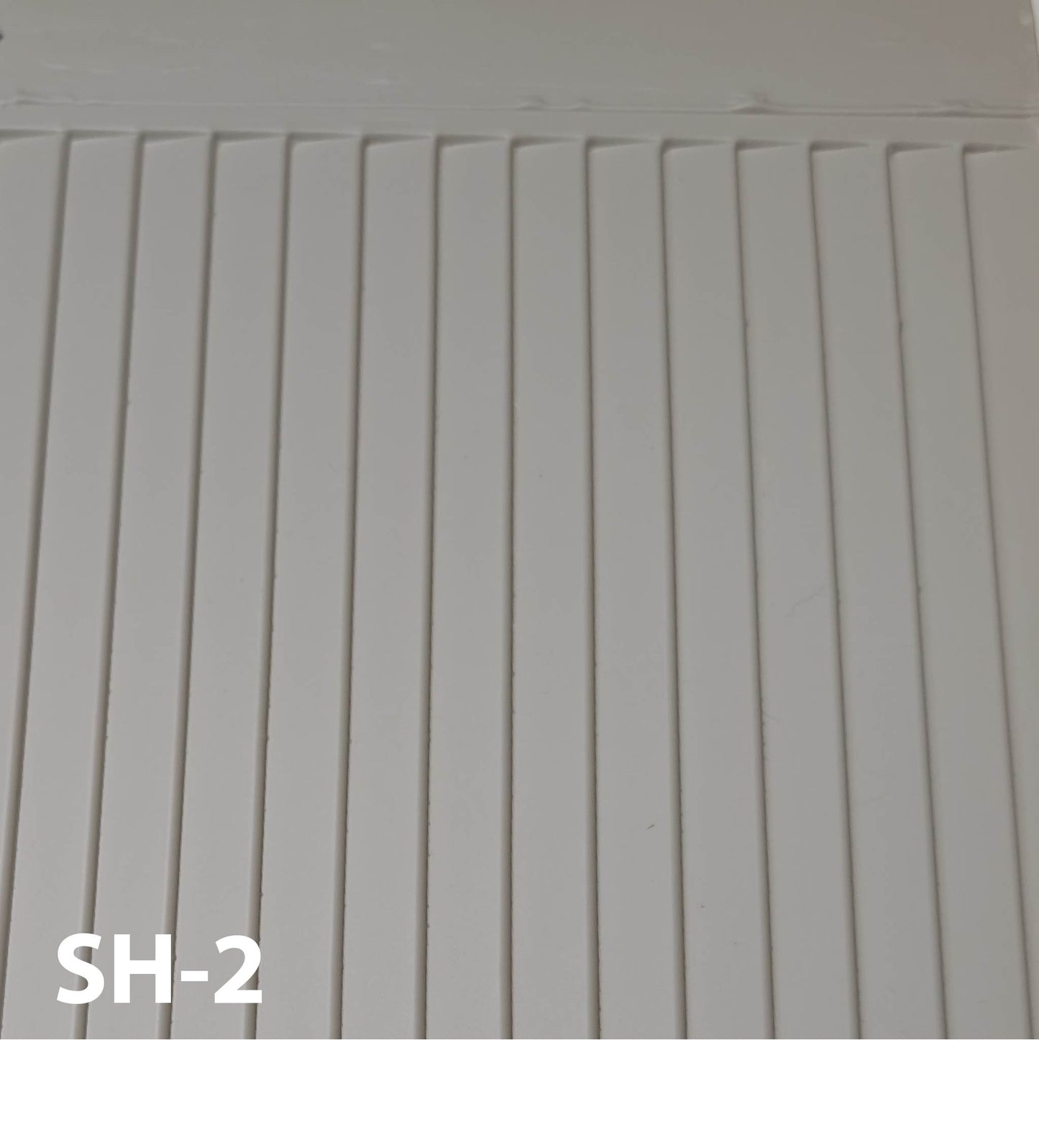SH-2  Siding 5/16” / 8mm  7” x 22” Sheet