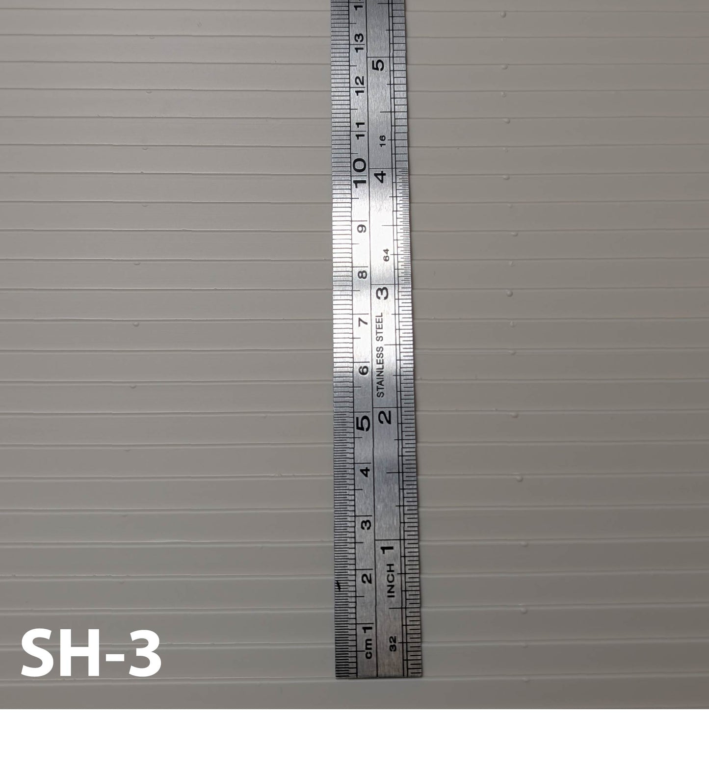 SH-3  Siding ¼” / 6mm  7” x 22” Sheet