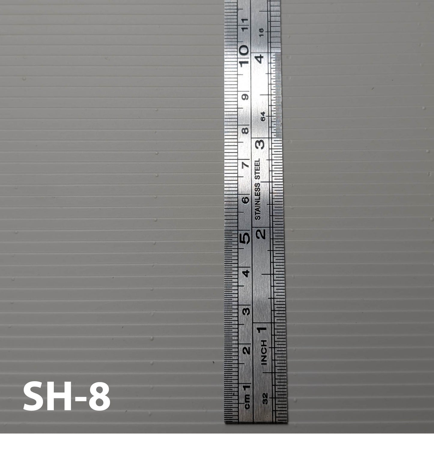 SH-8  Siding  ⅛” / 3mm  7” x 12” Sheet
