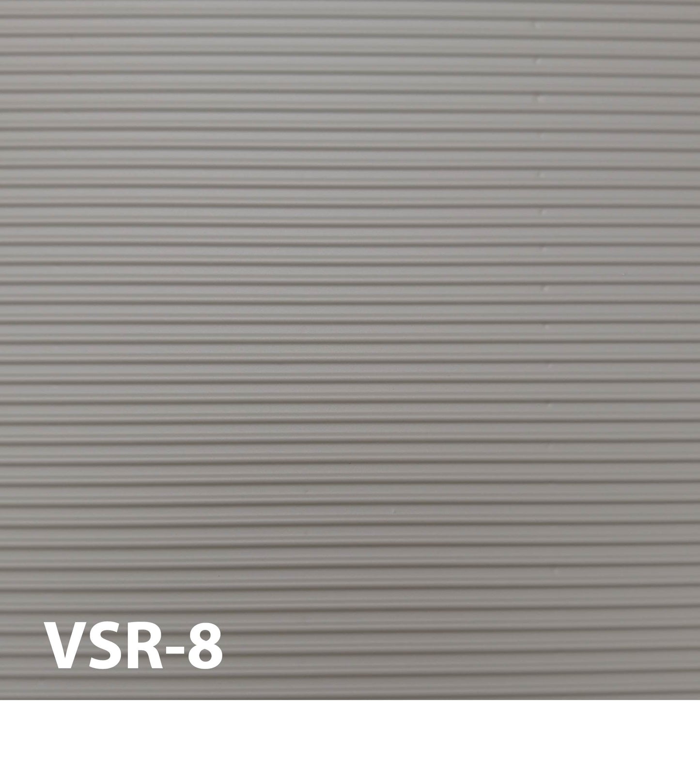 VSR-8 Vertical Rib Siding ⅛” / 1:1 7” x 12” Sheet