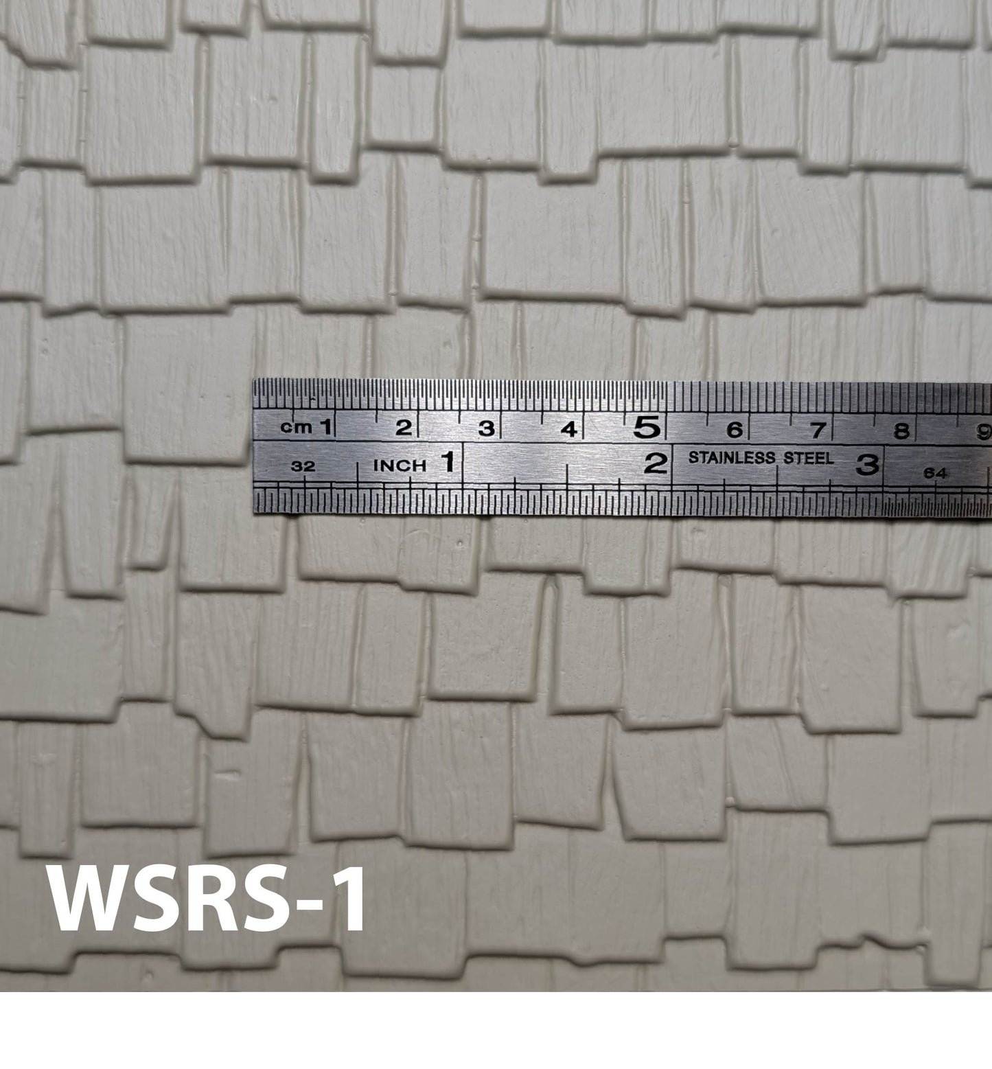 WSRS-1  Cedar Shakes 1” / 1:12  7” x 24” Sheet