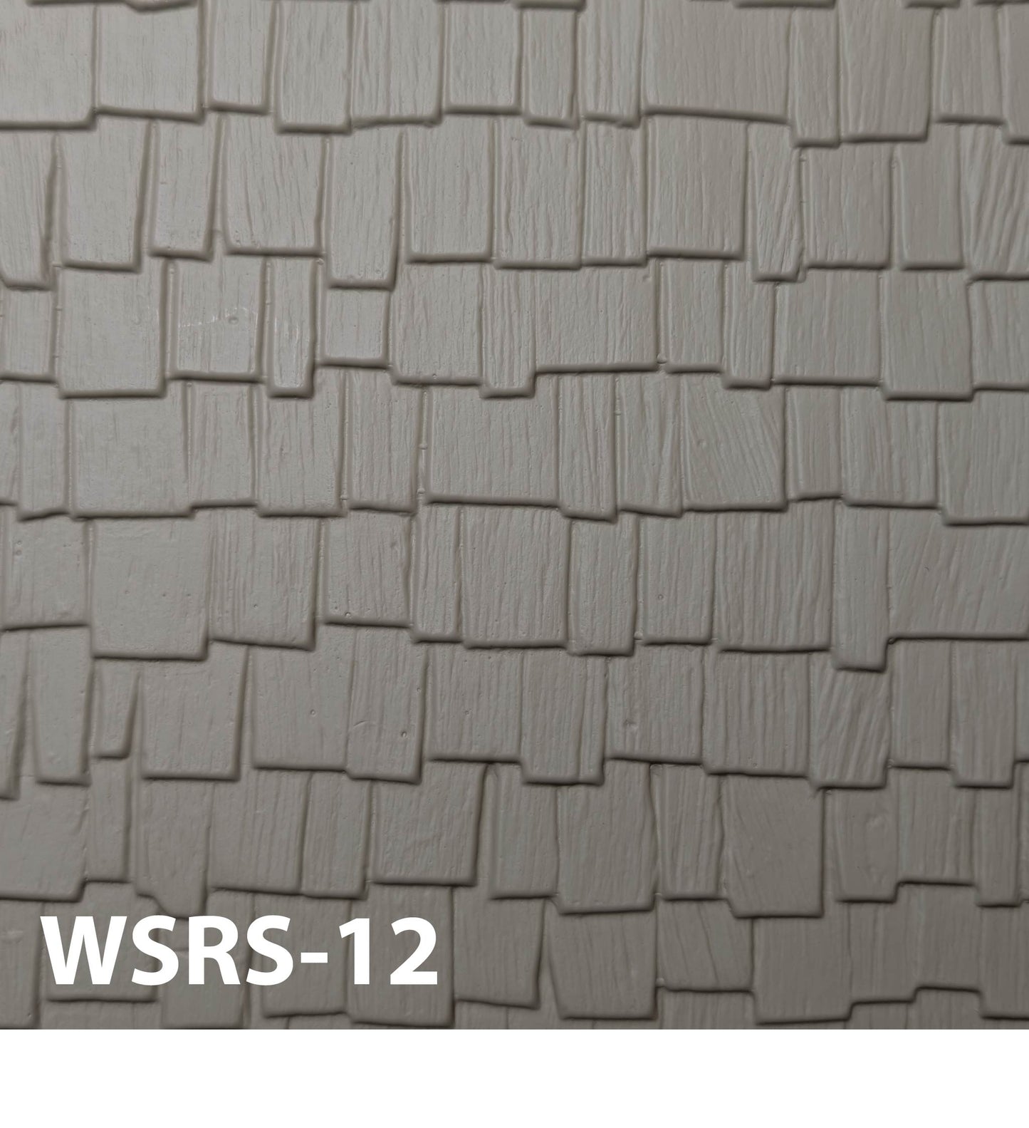 WSRS-12  Cedar Shakes 1” / 1:12  14” x 24” Sheet