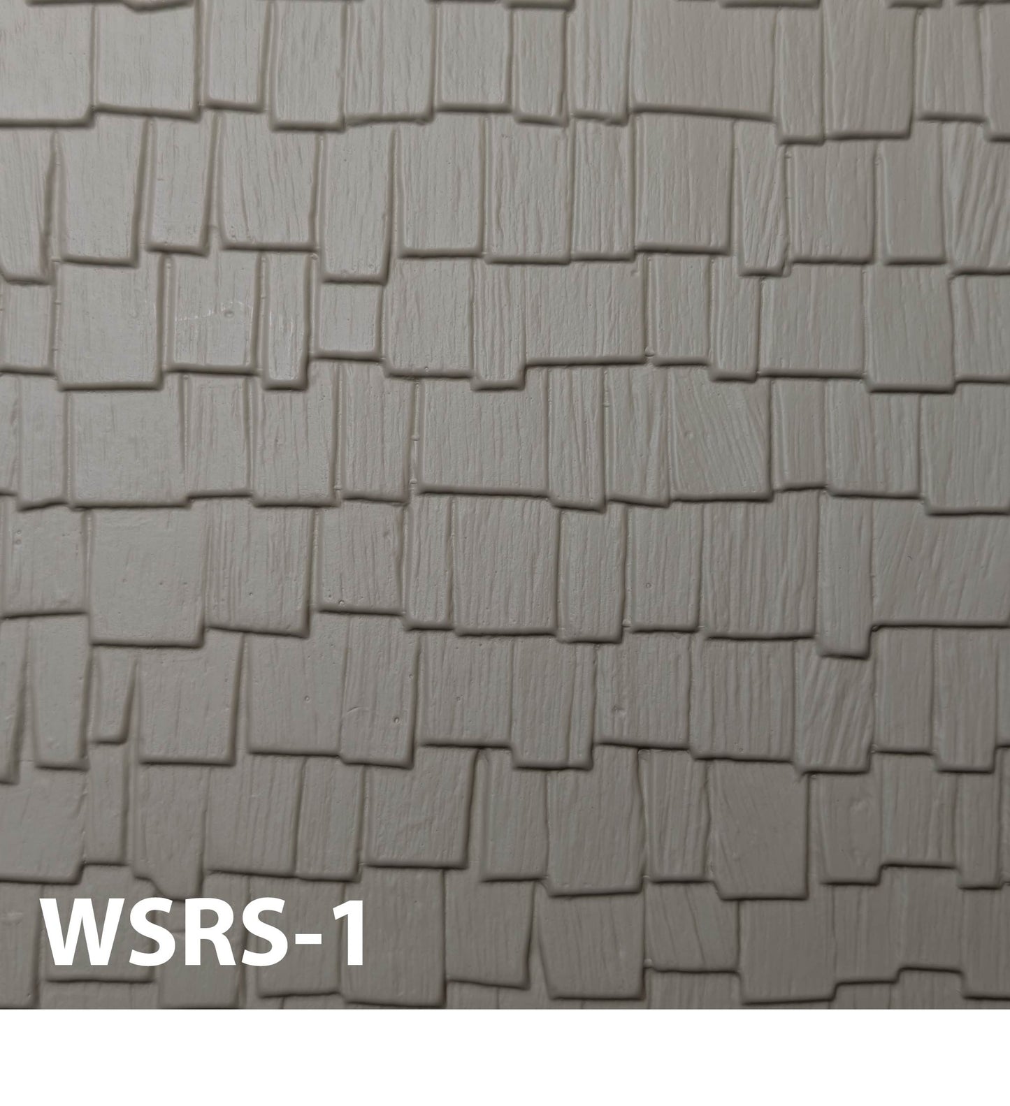 WSRS-1  Cedar Shakes 1” / 1:12  7” x 24” Sheet