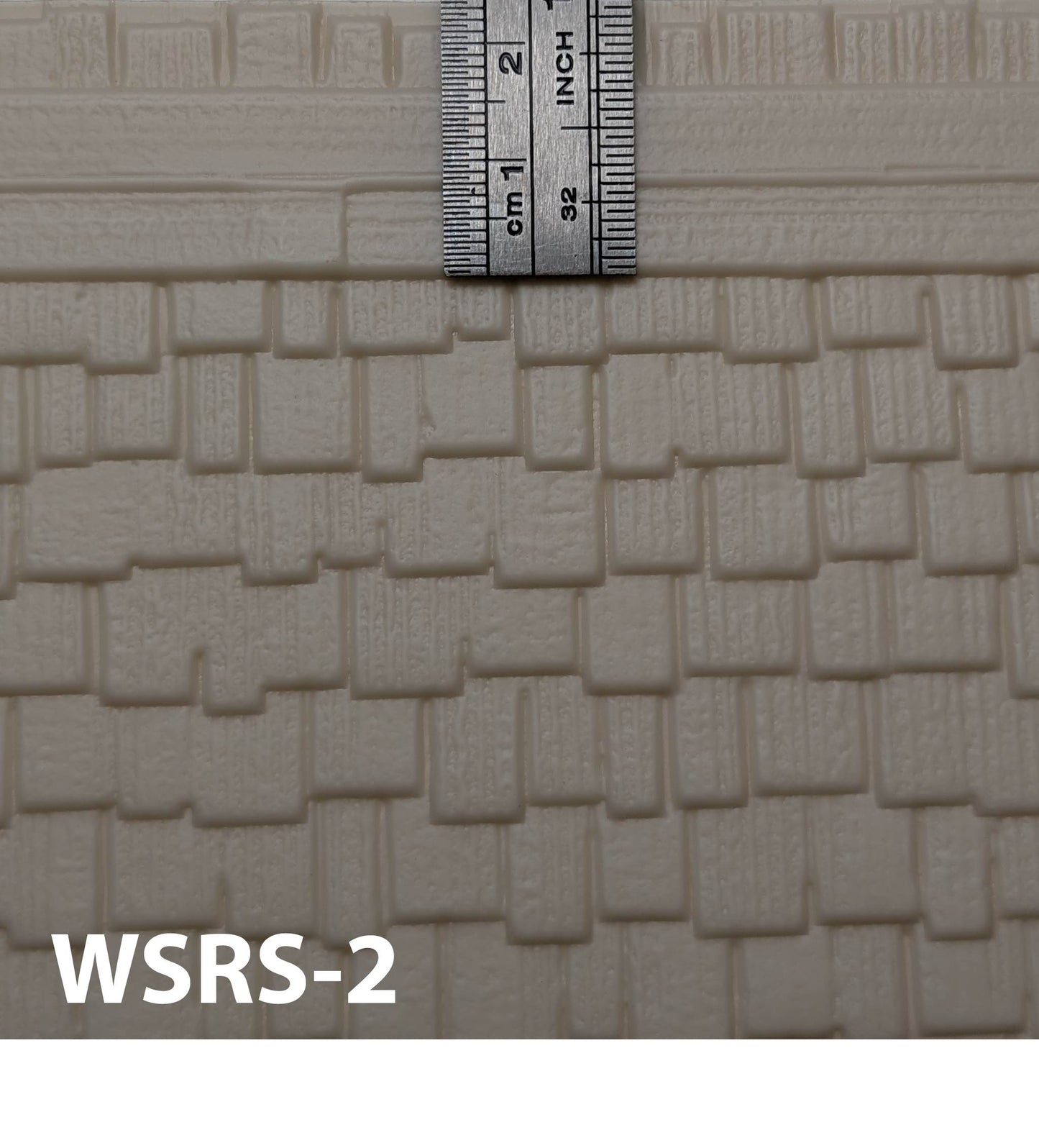 WSRS-2  Cedar Shakes Grey ½” / 1:24  7” x 24” Sheet