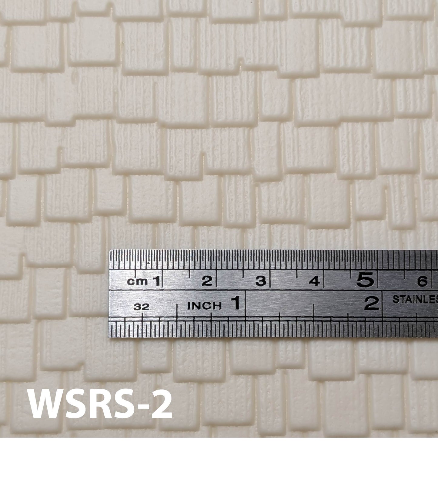 WSRS-2  Cedar Shakes Grey ½” / 1:24  7” x 24” Sheet