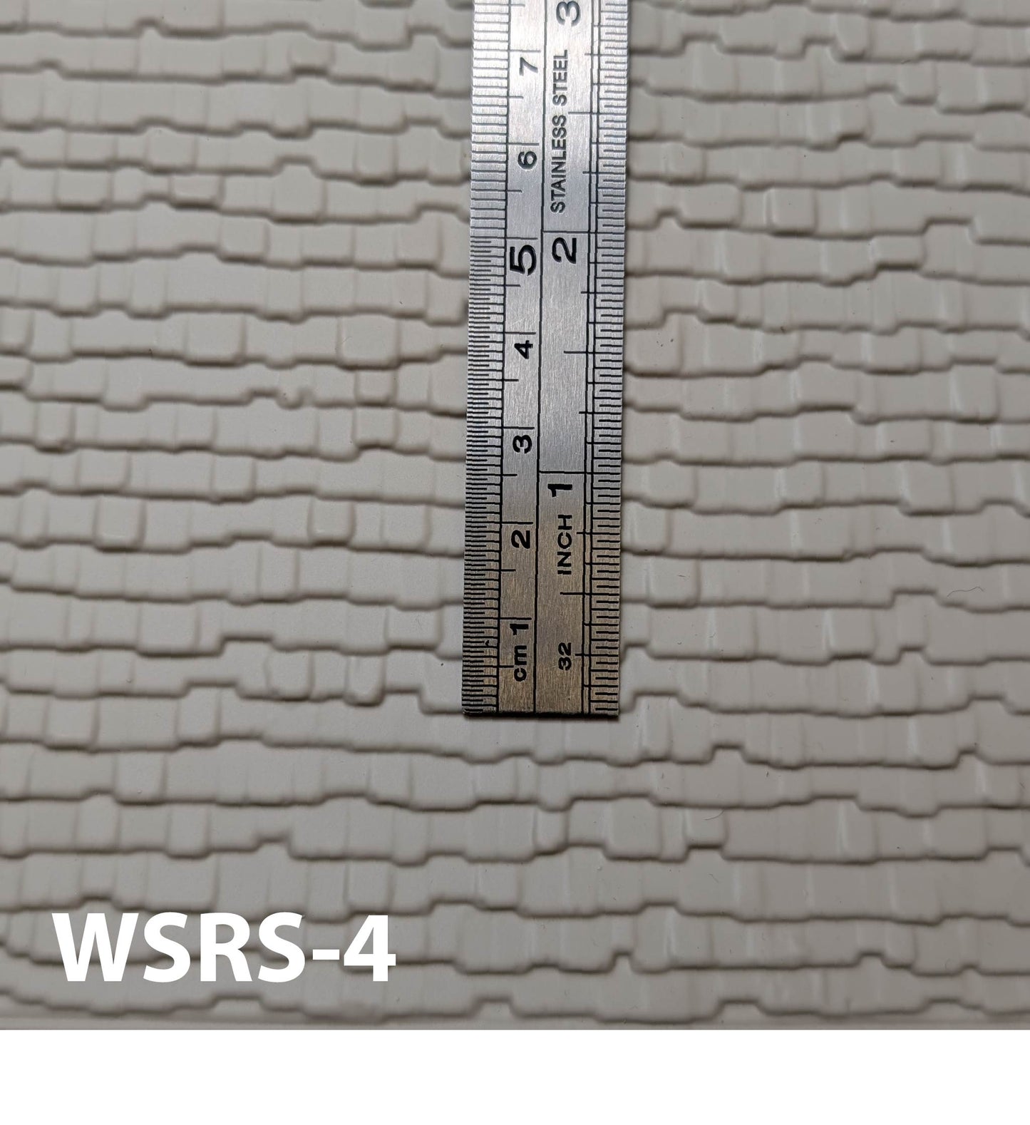 WSRS-4  Cedar Shakes  ¼” / 1:50  7” x 12” Sheet