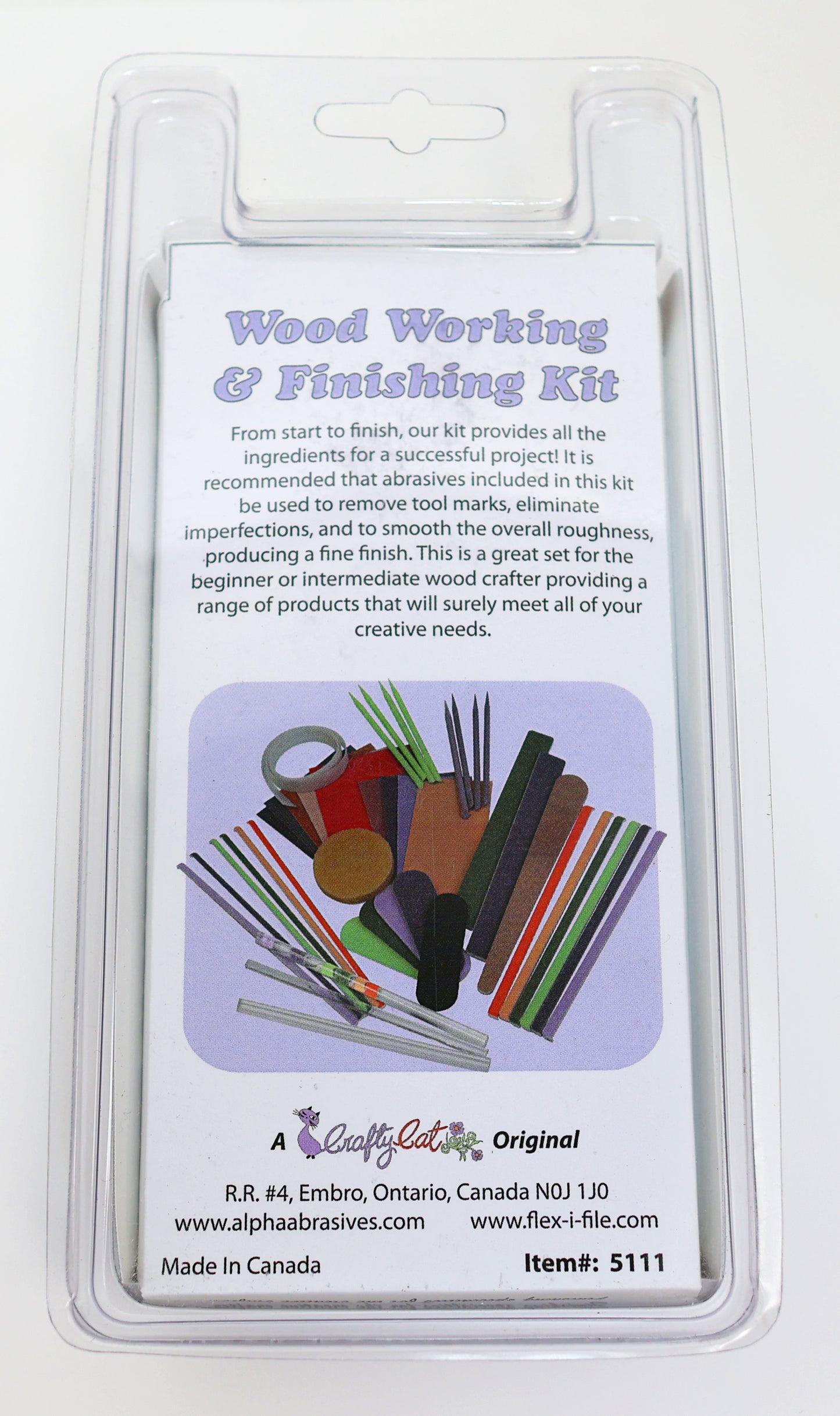 Woodworking and Finishing Kit