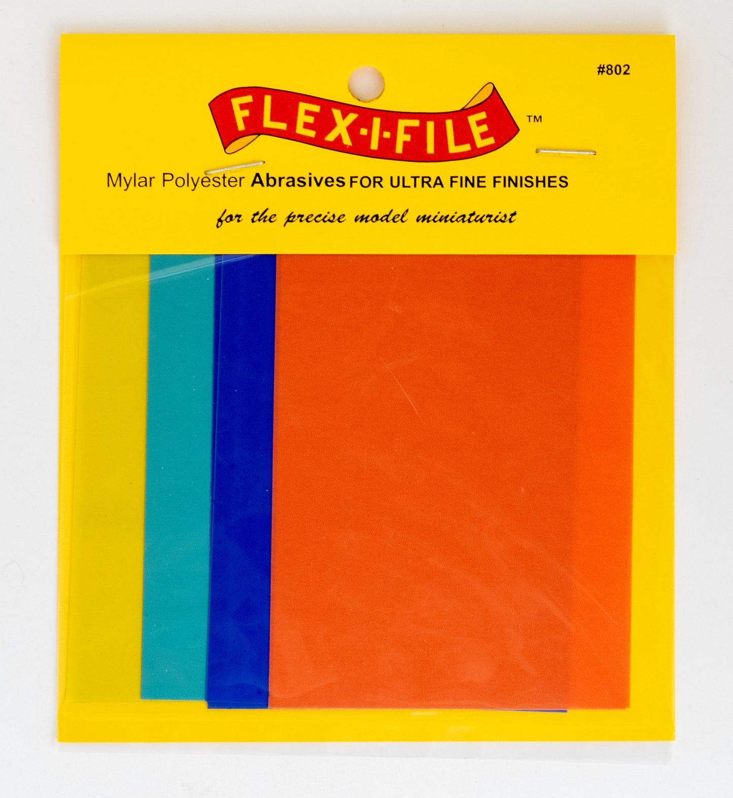 #802 Flex-I-File Abrasive Sheets for Ultra-Fine Finishes