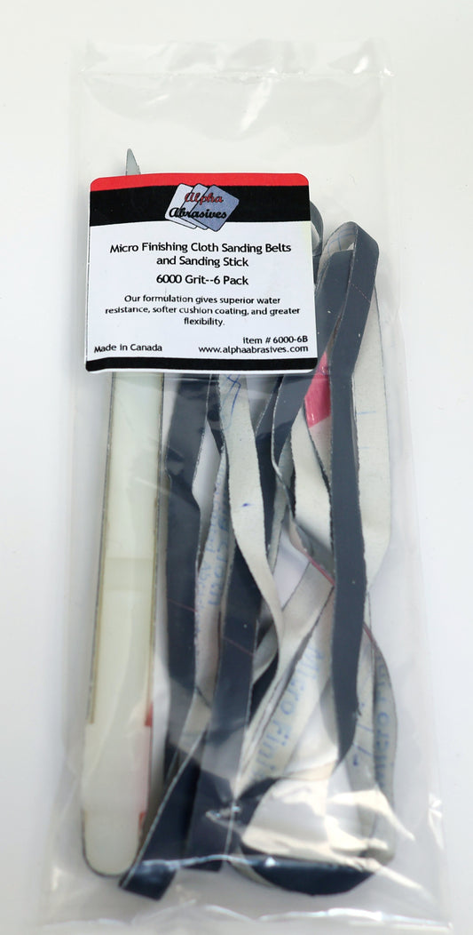 #55682 Sanding Stick with Micro Cloth Abrasive Belts