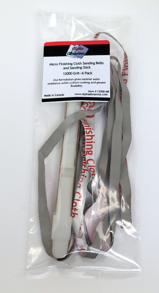 #55688 Sanding Stick with Micro Cloth Abrasive Belts