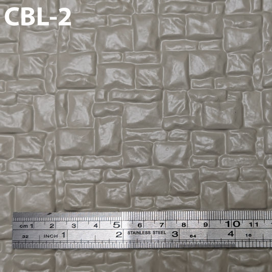 CBL-2 Castle Block Stone G 1/2" / 1:24 7” x 24” Sheet