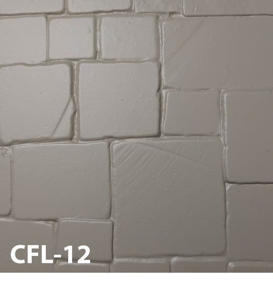 CFL-12  Castle Floor Grey 1" / 1:12  14” x 24” Sheet