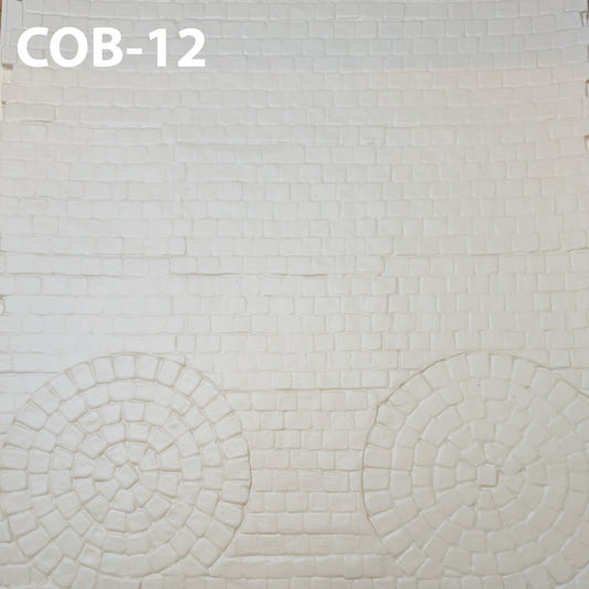 COB-12  Cobble Stone 1” / 1:12  14” x 24” Sheet