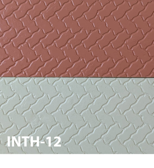 INTH-12  Interlocking Pavers  1” / 1:12  14” x 24” Sheet