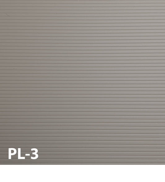 PL-3  Planking Grey ⅛” / 3mm  7” x 12” Sheet