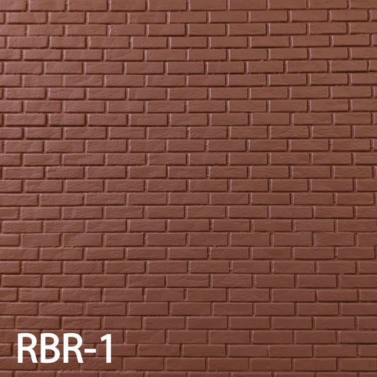 RBR-1 Rough Brick 1” / 1:12 7” x 24” Sheet