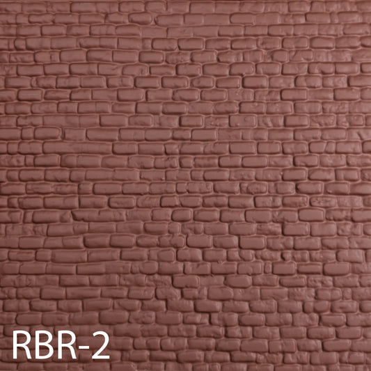 RBR-2 Rough Brick G ½” / 1:24 7” x 24” Sheet