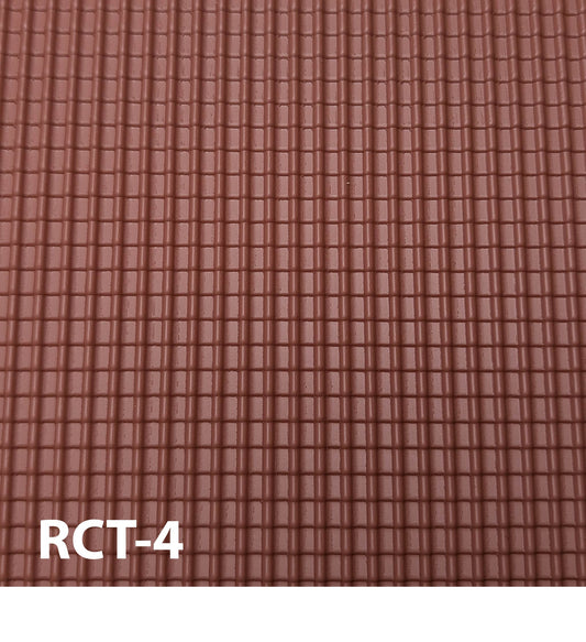 RCT-4 Clay Roof Tile O ¼” / 1:48 7” x 12”