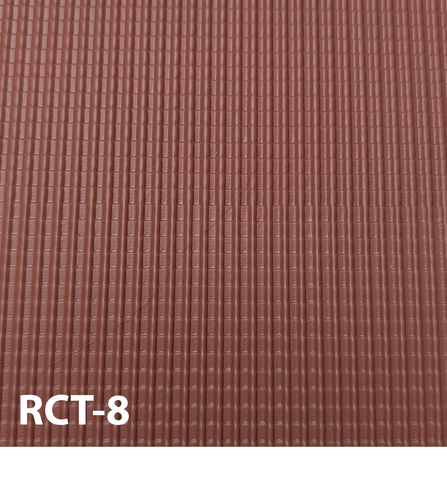 RCT-8  Clay Roof Tile  HO ⅛” / 1:1  7” x 12” Sheet