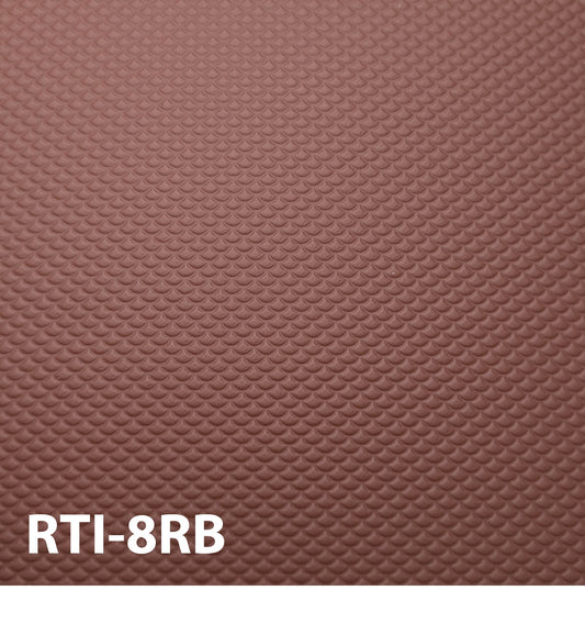 RTI-8RB  Round Scalloped Roof Tile HO ⅛” / 1:1  7” x 12” Sheet