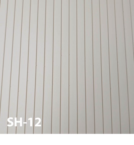 SH-12  Siding Boards Run 14” lengths ⅜” / 10mm  14” x 24” Sheet