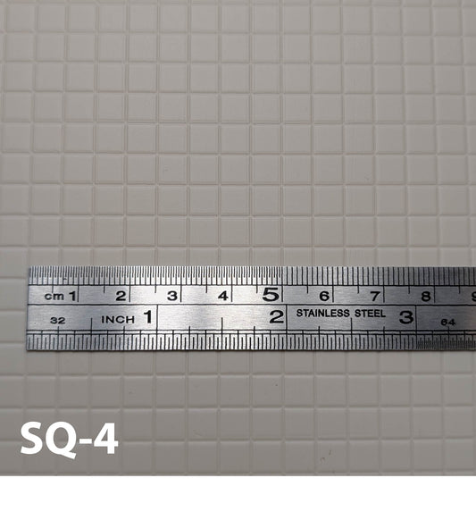 SQ-4 Tile ¼” / 6.4mm 7” x 12” Sheet