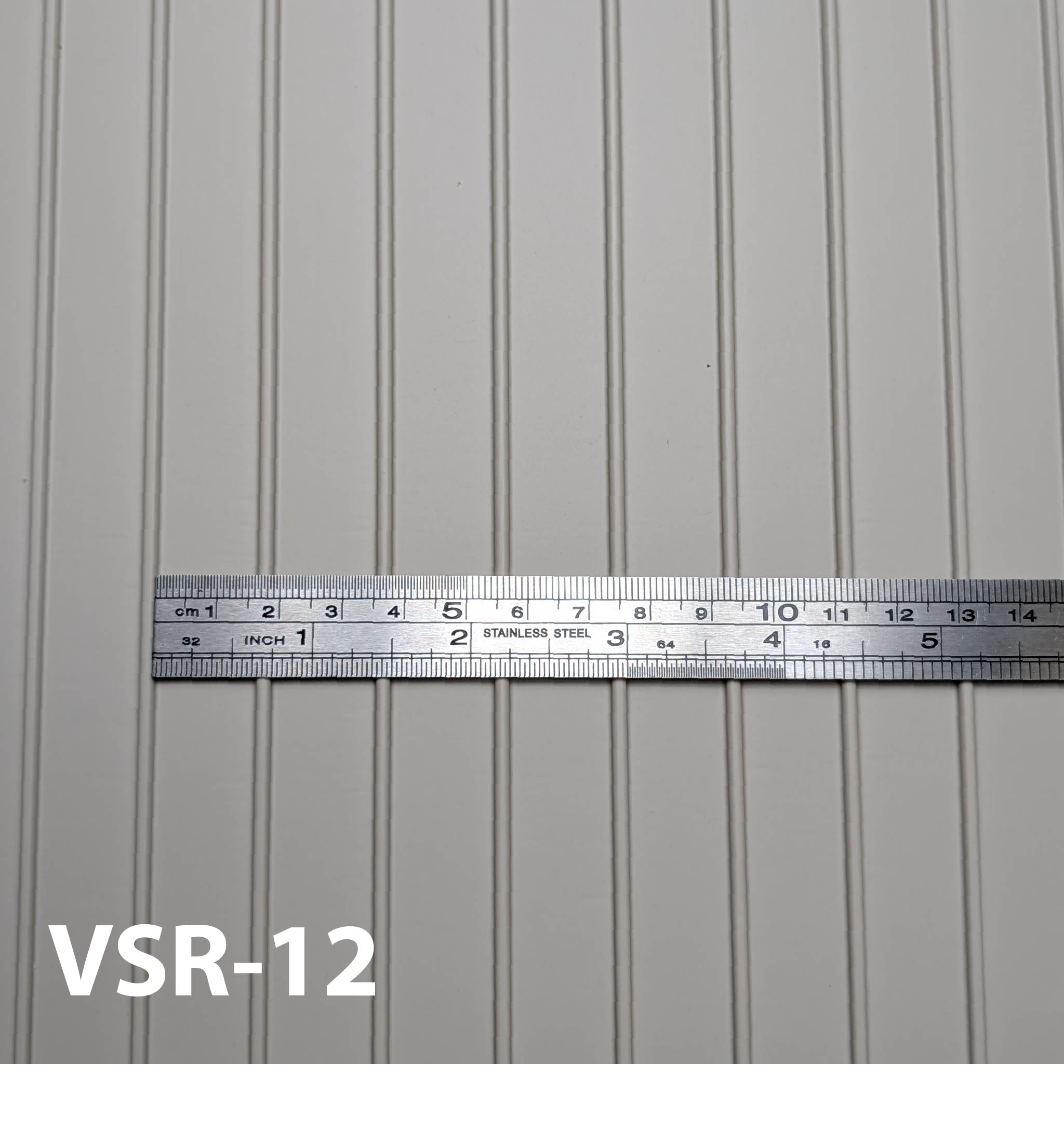 VSR-12 Vertical Rib Siding 1” / 1:12 14” x 24” Sheet – Flex-I-File
