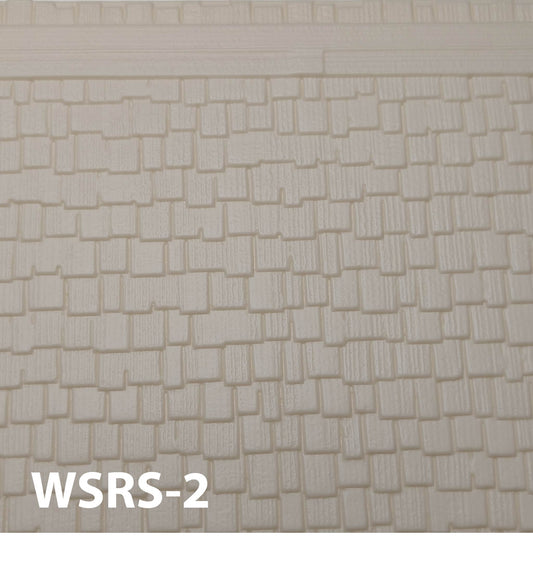 WSRS-2  Cedar Shakes Grey ½” / 1:24  7” x 24” Sheet